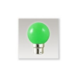 Ampoule LED B22 1W (bulb) Vert