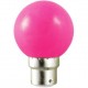 Ampoule LED B22 1W (bulb) Rose