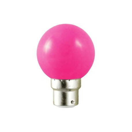 Ampoule LED B22 1W (bulb) Rose