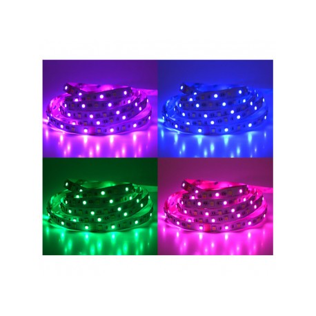 Bandeau LED IP20 (7.2W/m) couleurs