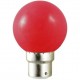 Ampoule LED B22 1W (bulb) Rouge