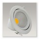 Spot LED COB escargot 30W blanc chaud orientable