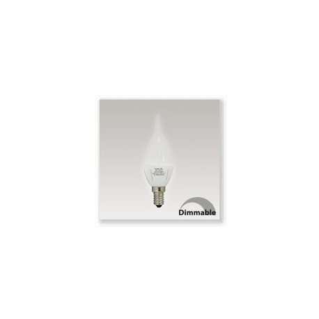 Ampoule LED E14 6W dimmable (coup de vent) blanc chaud